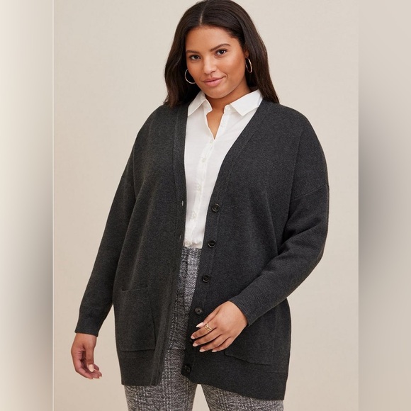torrid Sweaters - NWT Torrid Luxe Boyfriend Cardigan Sweater